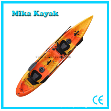 2 personnes Kayak transparent Bateaux de pêche Canoë en plastique